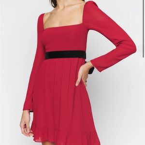 Red Reformation Silves dress